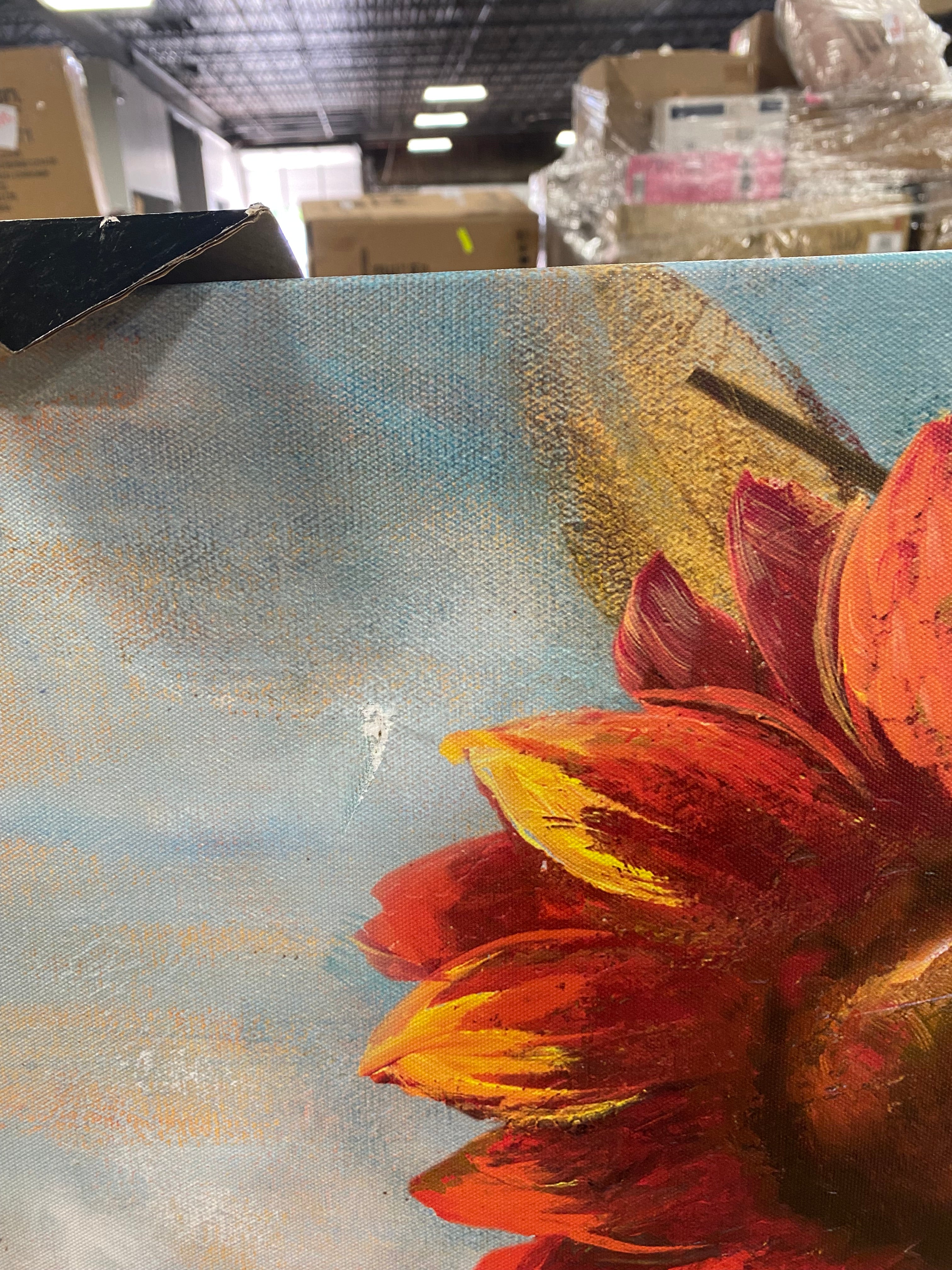 Sunflower Cheer On Canvas Painting