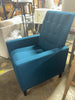 Mervynn Mid-Century Recliner - Muted Blue SHOWROOM ITEM