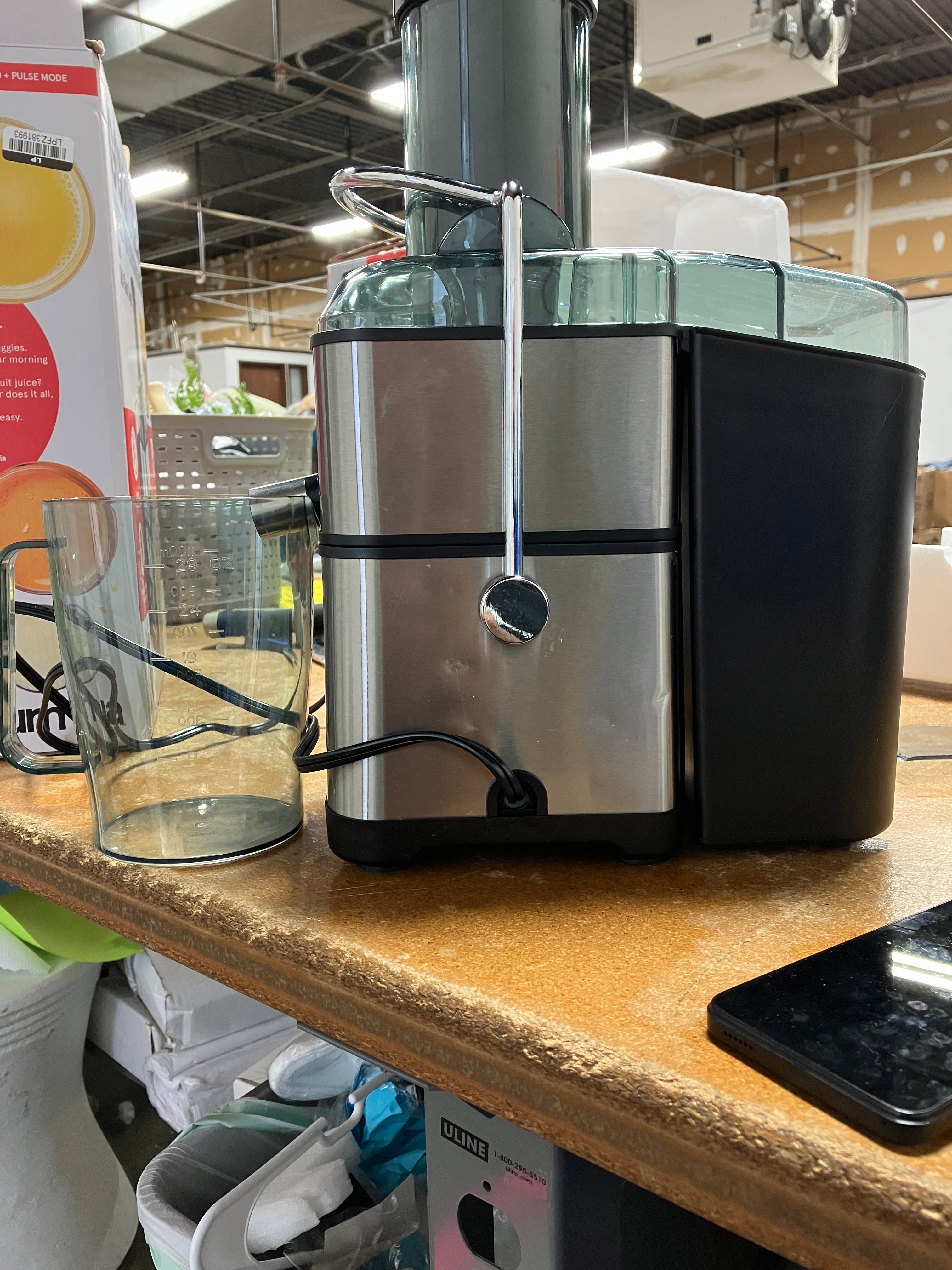 6 Speed Wide Mouth Juice Extraction with Self-Clean: Stainless Steel Juicer, Dishwasher-Safe Parts