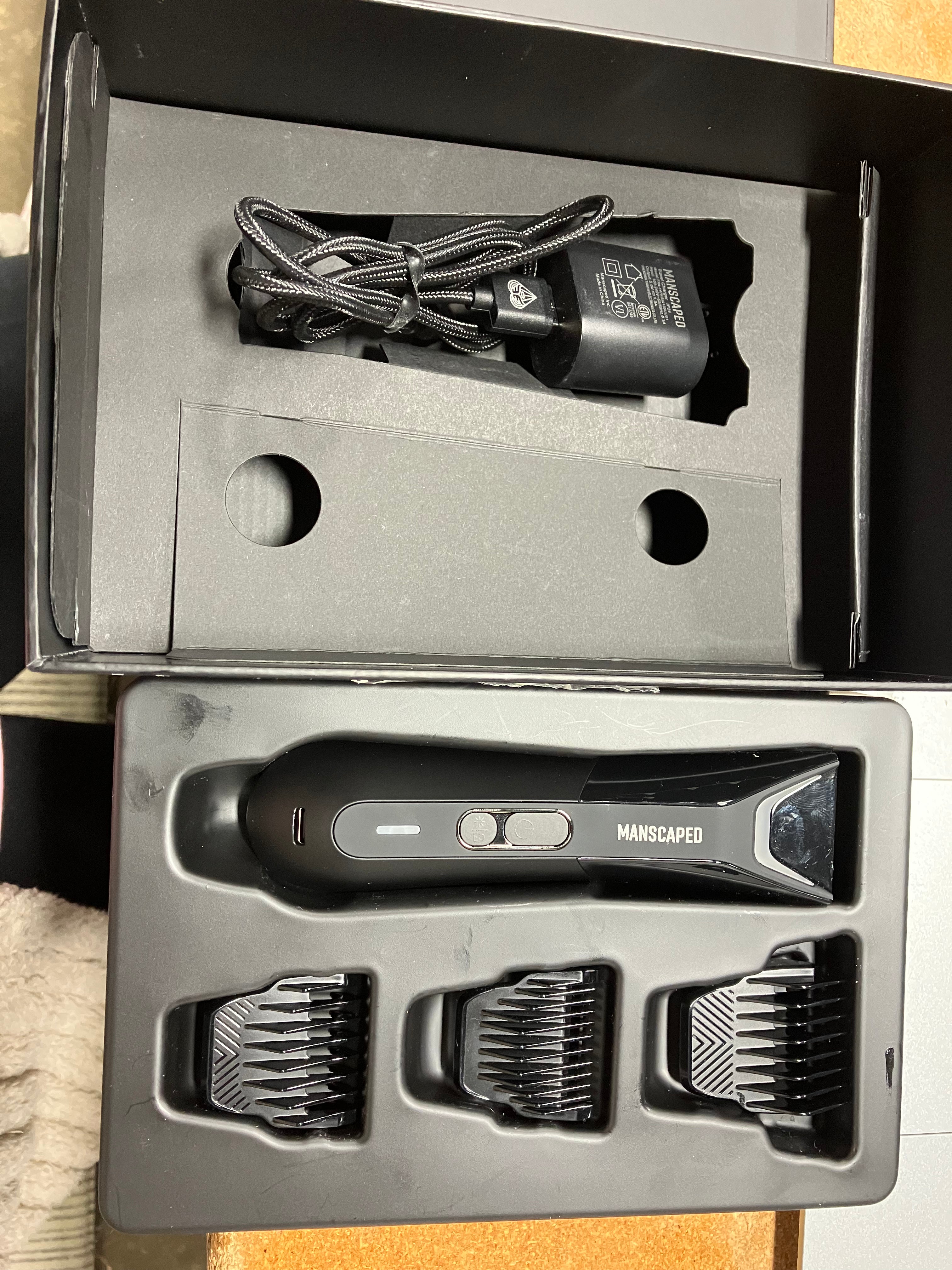The Lawn Mower Ultra Essentials Kit, SkinSafe Electric Groin and Body Hair Trimmer, Men's Grooming Gift Set