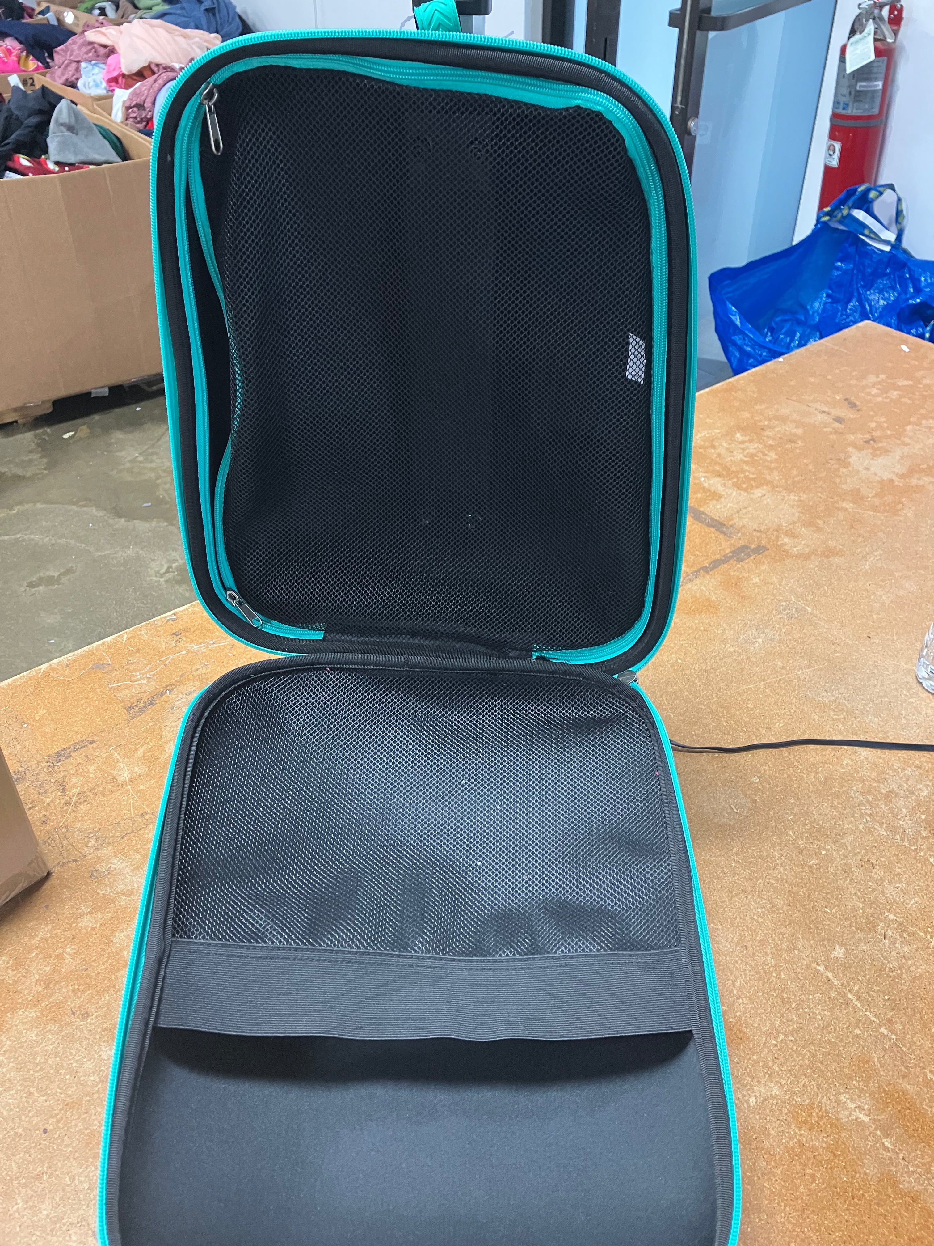 Softside Medium Checked Scooter Suitcase