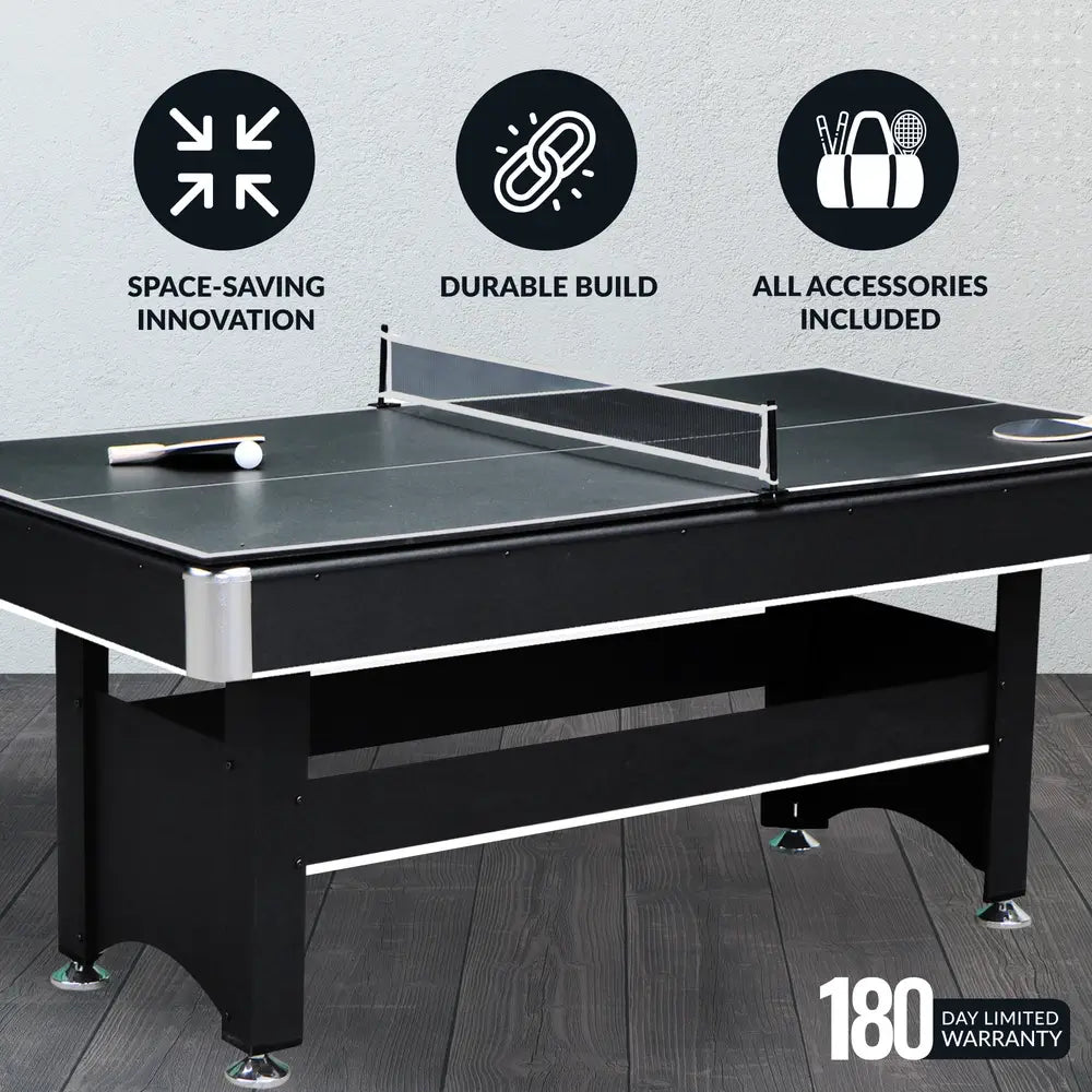 Spartan Pool Table with Table Tennis Top