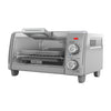 Crisp ‘N Bake Air Fry 4-Slice Toaster Oven, Silver & Black
