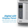 6000 BTU Energy Star White Window Air Conditioner Ft. with Remote Included