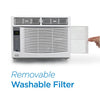 6000 BTU Energy Star White Window Air Conditioner Ft. with Remote Included