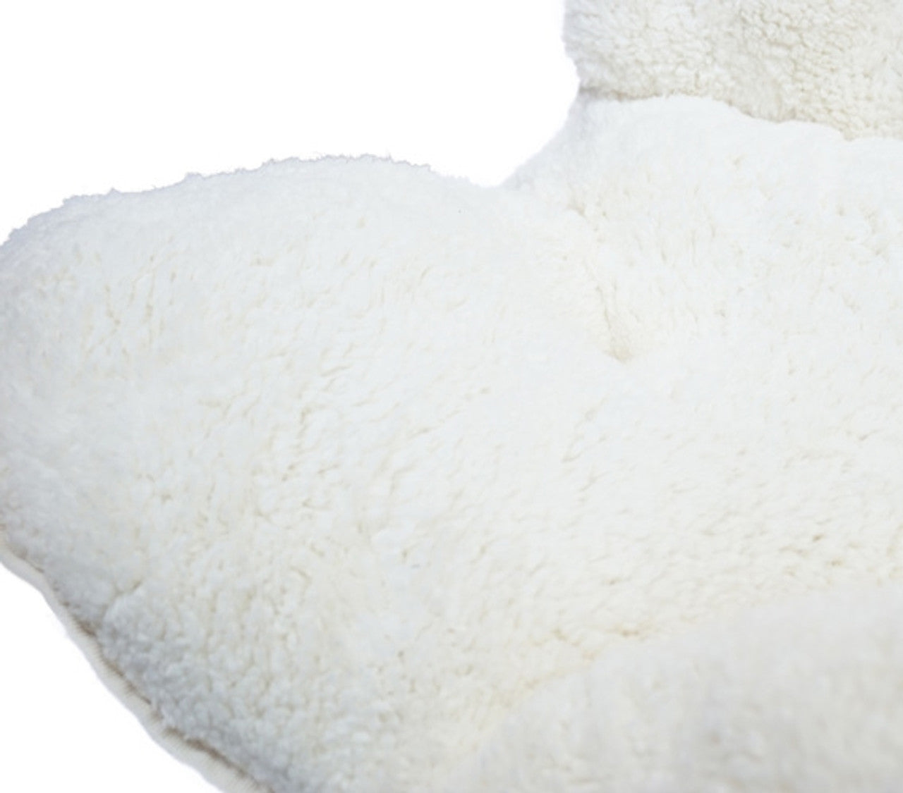 Overfilled Butterfly Chair - Ultra Plush Polar Bear White