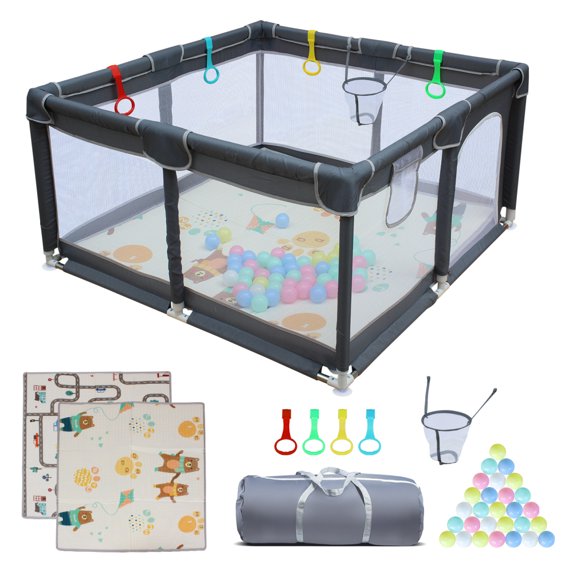 Baby playpen for indoor and outdoor useCare for children and pets