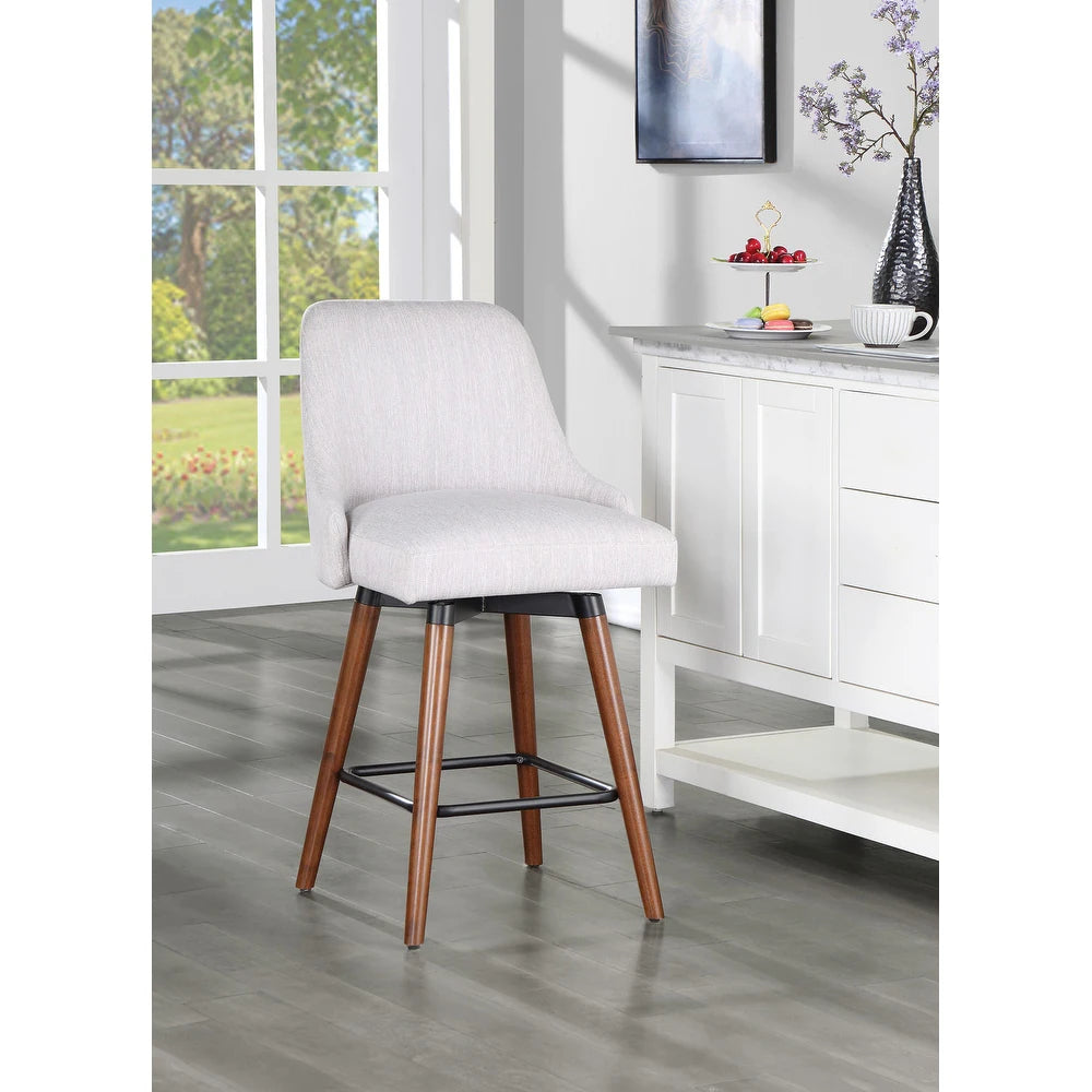 Bagford Swivel Counter Stool - Fog