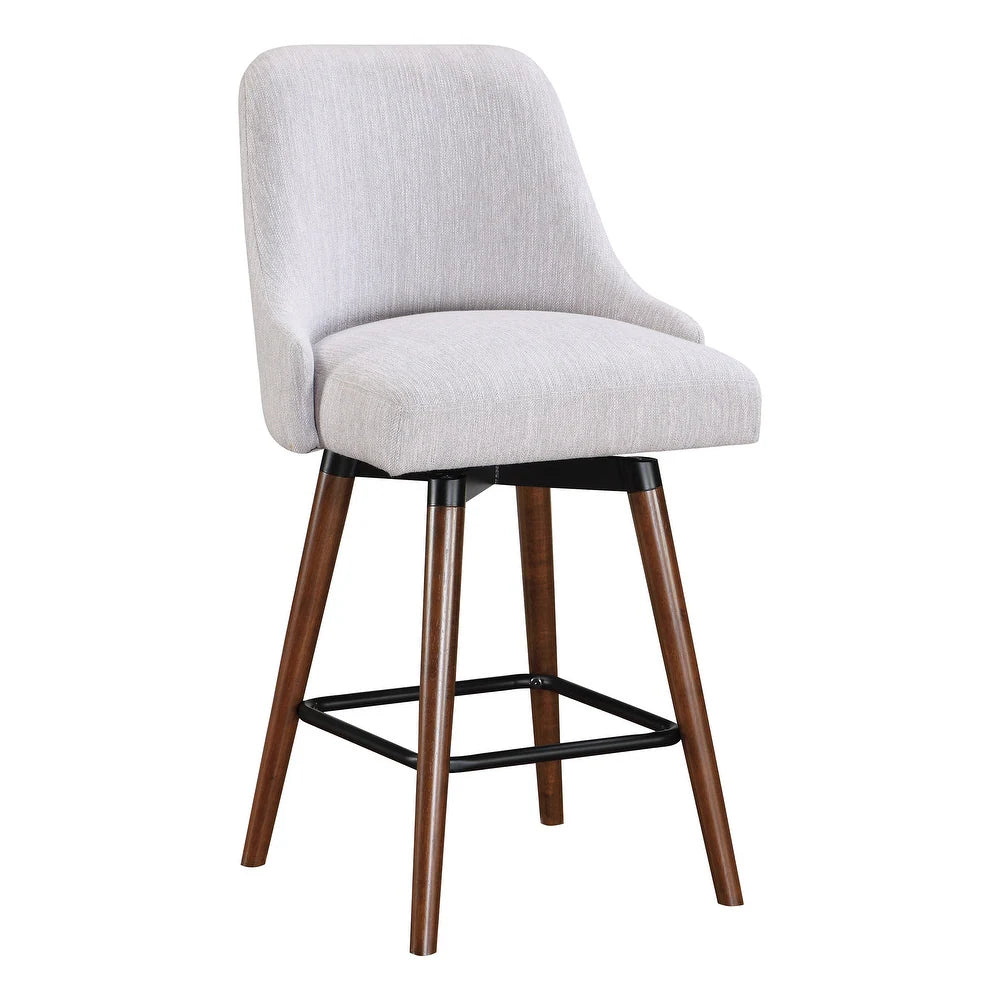 Bagford Swivel Counter Stool - Fog