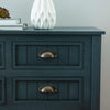 Bailey Bead Board Four-Drawer Console Table with Shelf