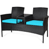 Baller Wicker Outdoor Loveseat