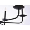 Black Baltray 6 - Light Dimmable Classic / Traditional Chandelier