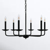 Black Baltray 6 - Light Dimmable Classic / Traditional Chandelier