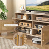 Baltz Rattan TV Stand Media Console