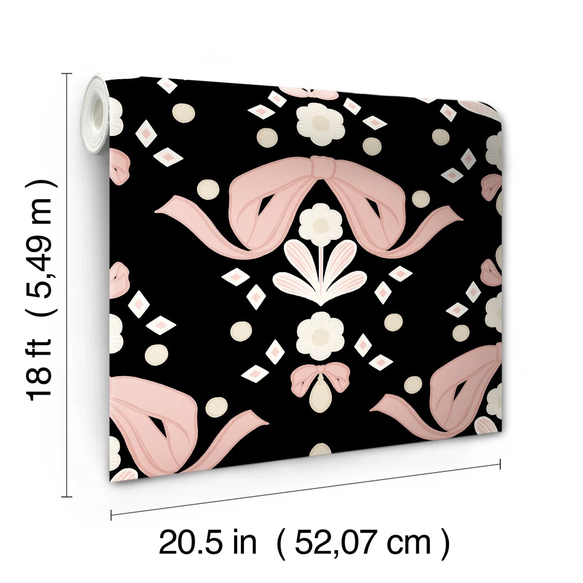 Bamel Peel & Stick Damask Double Roll