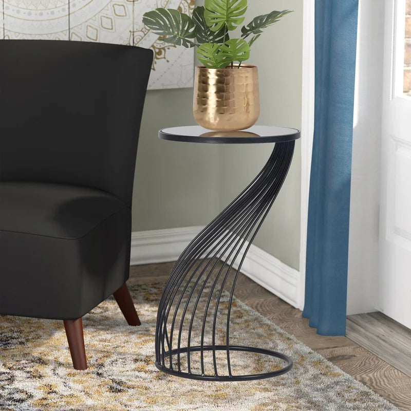 Bannoncourt Glass Frame End Table Set