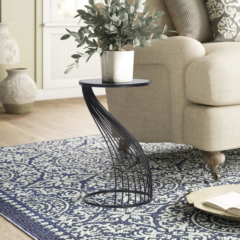 Bannoncourt Glass Frame End Table Set