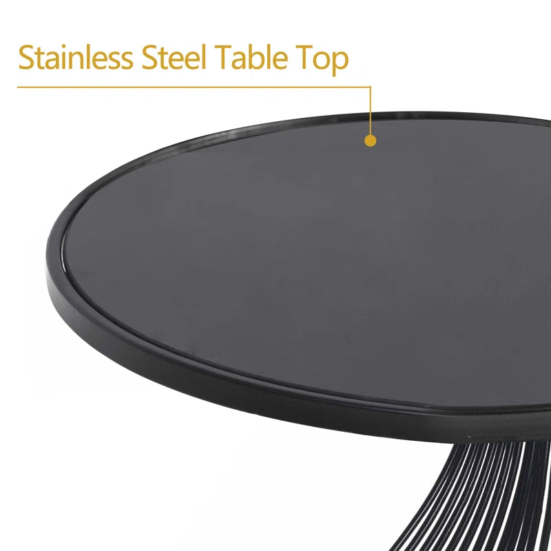 Bannoncourt Glass Frame End Table Set