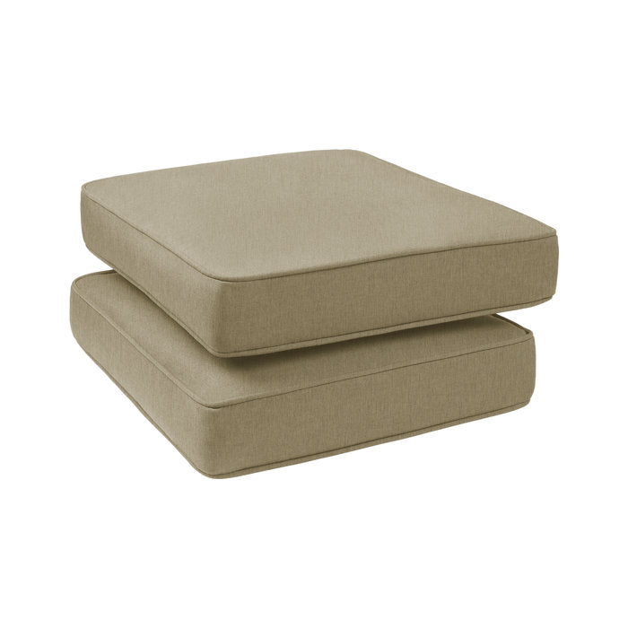Barimah Outdoor Ottoman Seat Cushion (Set of 2)