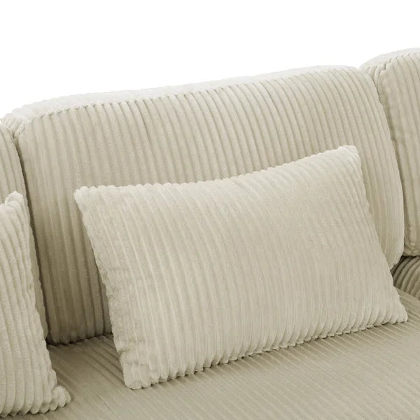 Basilius 1 - Piece Corduroy Partial Sectional