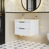 Bathilde Modern Wall Mounted Single Bathroom Vanity Base Only, Vessel Sink not Included