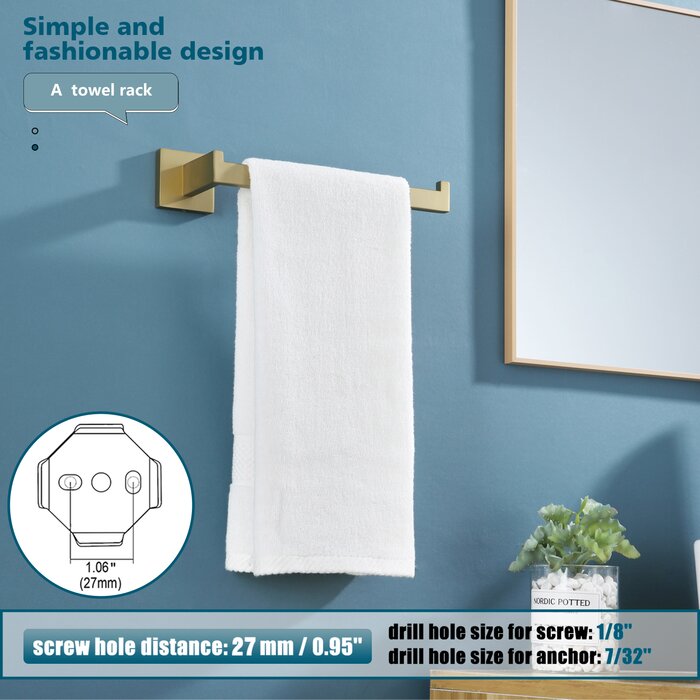 Bathroom Hand Towel Holder
