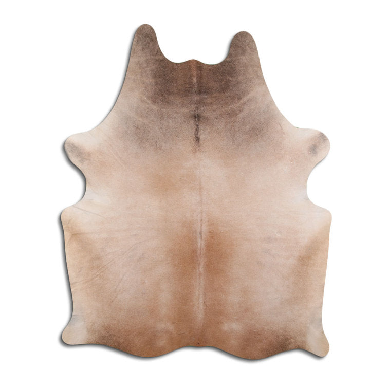 Bayshawn Handmade Cowhide Light Beige/Brown Rug