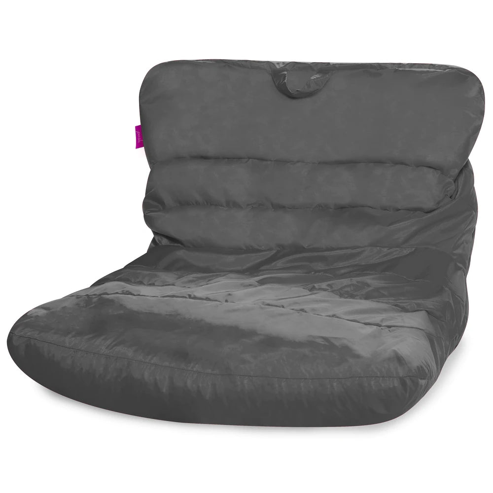Bean Bag Chair for Kids, Teens and Adults, Comfy Chairs for your Room - Laguna Lounger - Charcoal Grey