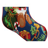 Bear Presents Embroidered Needlepoint Stocking