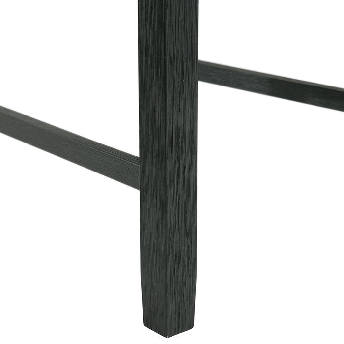 Beaubien Ladder Back Side Chair in Black (Set of 2)