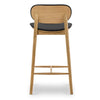 Oak/Black Beck Solid Wood Counter Stool, final cut