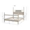 Beckett Solid Wood Headboard, Queen