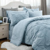 Pintuck Pinch Pleat Bed-in-a-Bag (Set of 7) Queen