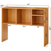 Beech (Natural Wood) The Cube - Desk Bookshelf