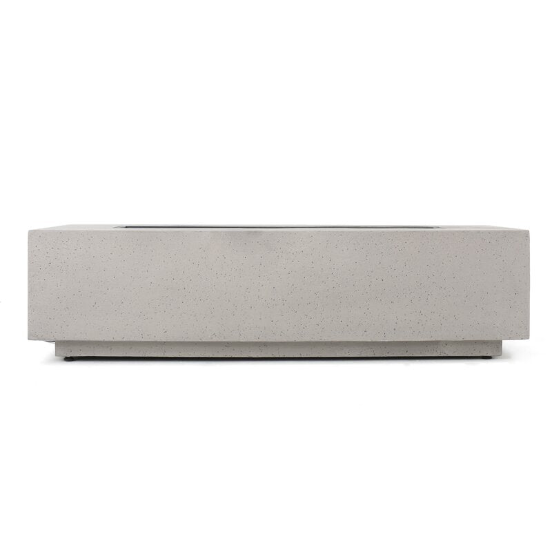 Belle Rectangle Fire Pit Table