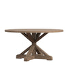 Benchwright X-base Round Dining Table Only - 2 BOXES