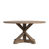 Benchwright X-base Round Dining Table Only - 2 BOXES