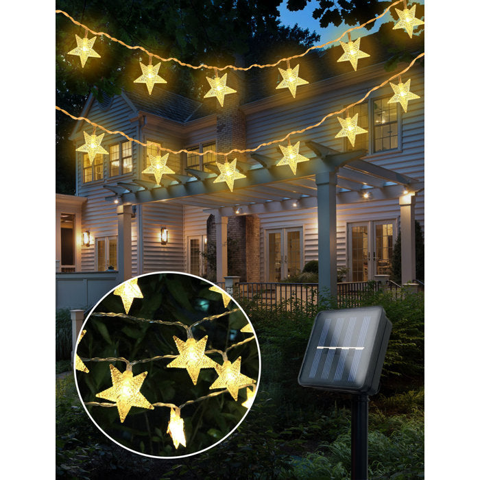 Berenize Outdoor 30 - Bulb  Solar Powered LED Fairy String Light