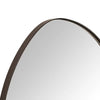 Bertlinde asymmetrical wall mirror irregular shaped mirror for living room, bathroom or entry - Rubbed Bronze