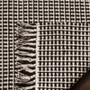 Bester Handmade Cotton Ivory/Black Rug, Rectangle 5' x 8'
