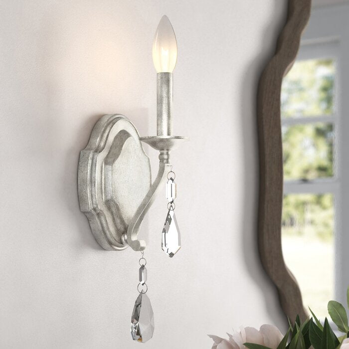 Betta Steel Candle Wall Light