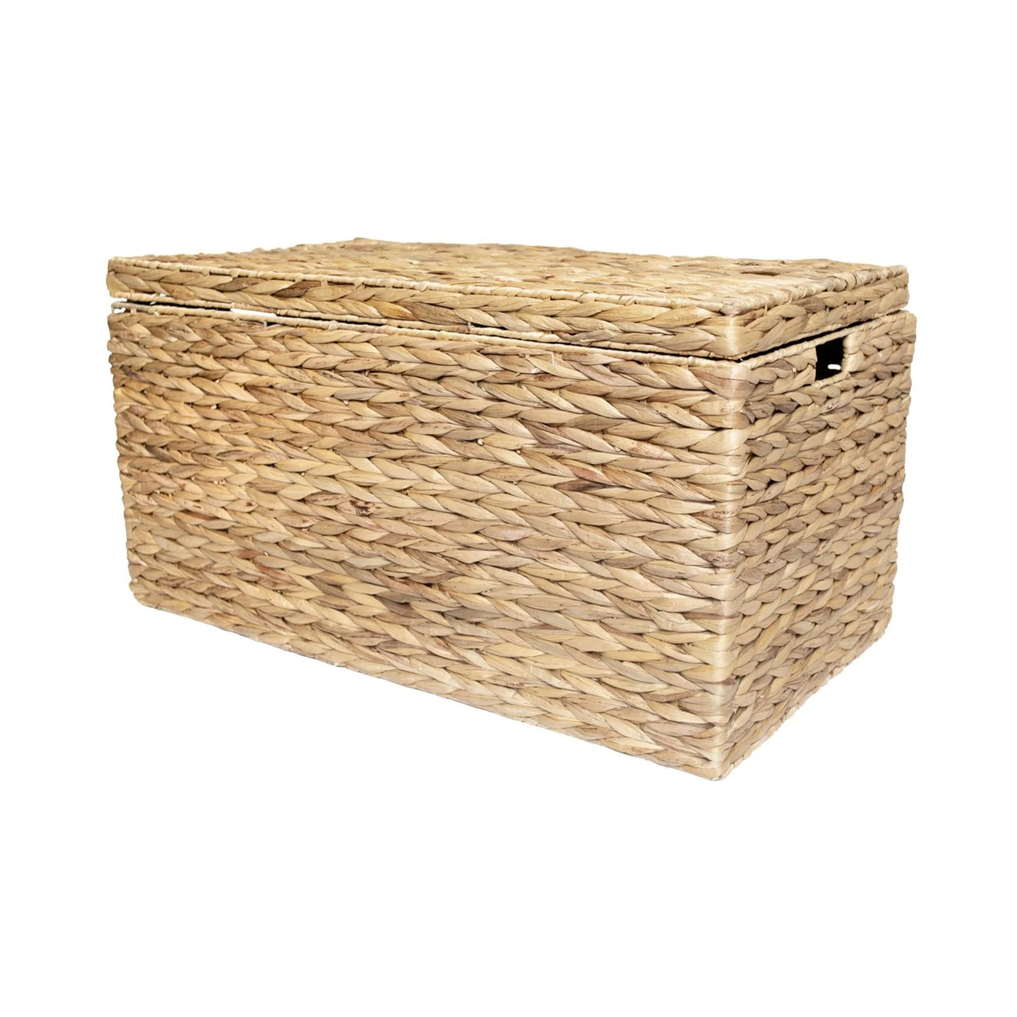 Natural Water Hyacinth Storage Trunk, Large