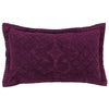 Ashton 100% Cotton Tufted Medallion Design Bedspread Set - Plum - King