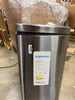 Slim Step Trash Can - Stainless Steel Kitchen Garbage Can, Indoor, Smooth Finish, Silver