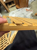 3 Tier Bamboo Hanging Folding Plant Shelf Stand Flower Pot Display Rack Bookcase