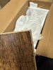 1-Piece Industrial End Side Table Nightstand with Drawer Shelf Rustic Brown