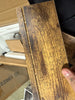 1-Piece Industrial End Side Table Nightstand with Drawer Shelf Rustic Brown