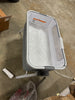 Baby Bed Side Crib Portable Adjustable Infant Travel Sleeper Bassinet Light Grey
