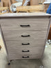 5-Drawer Chest Dresser for Bedroom - Multipurpose Storage Clothes Organizer with Metal Handles, Anti-Tip Kit, Chest of Drawers