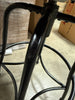 Woodsboro Adjustable Barstool Brown - Metal Frame, Wood Seat, Home Bar Furniture